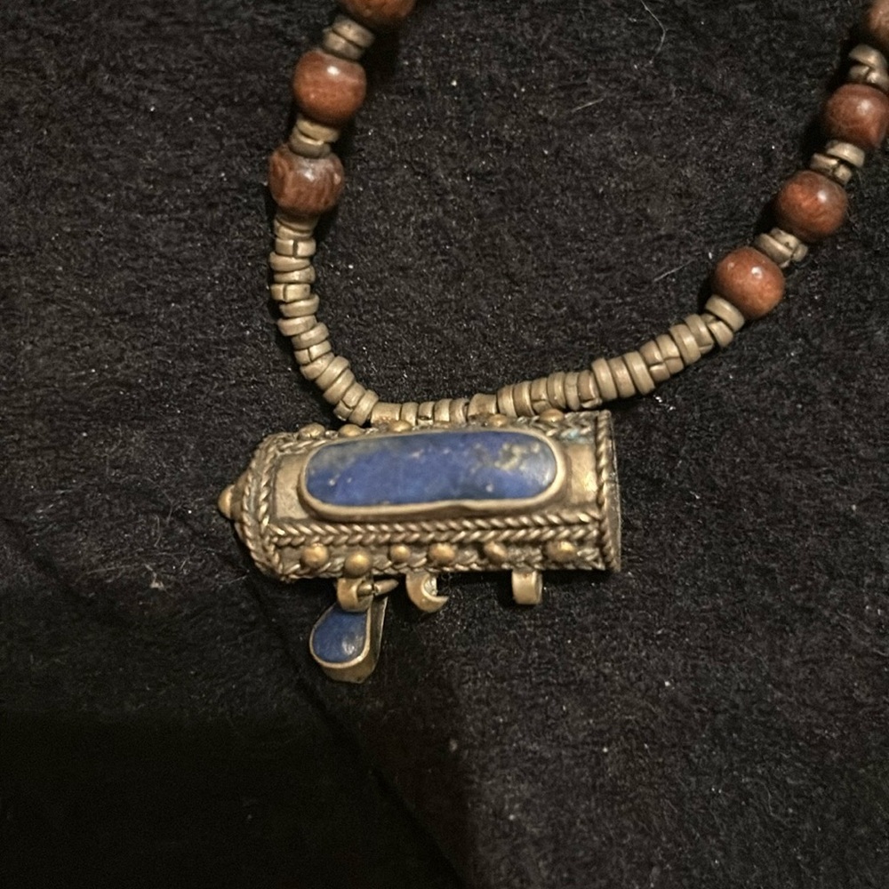 Vintage Blue Lapis Afghan Kuchi  Necklace. EXCELLENT PRICE!!!!